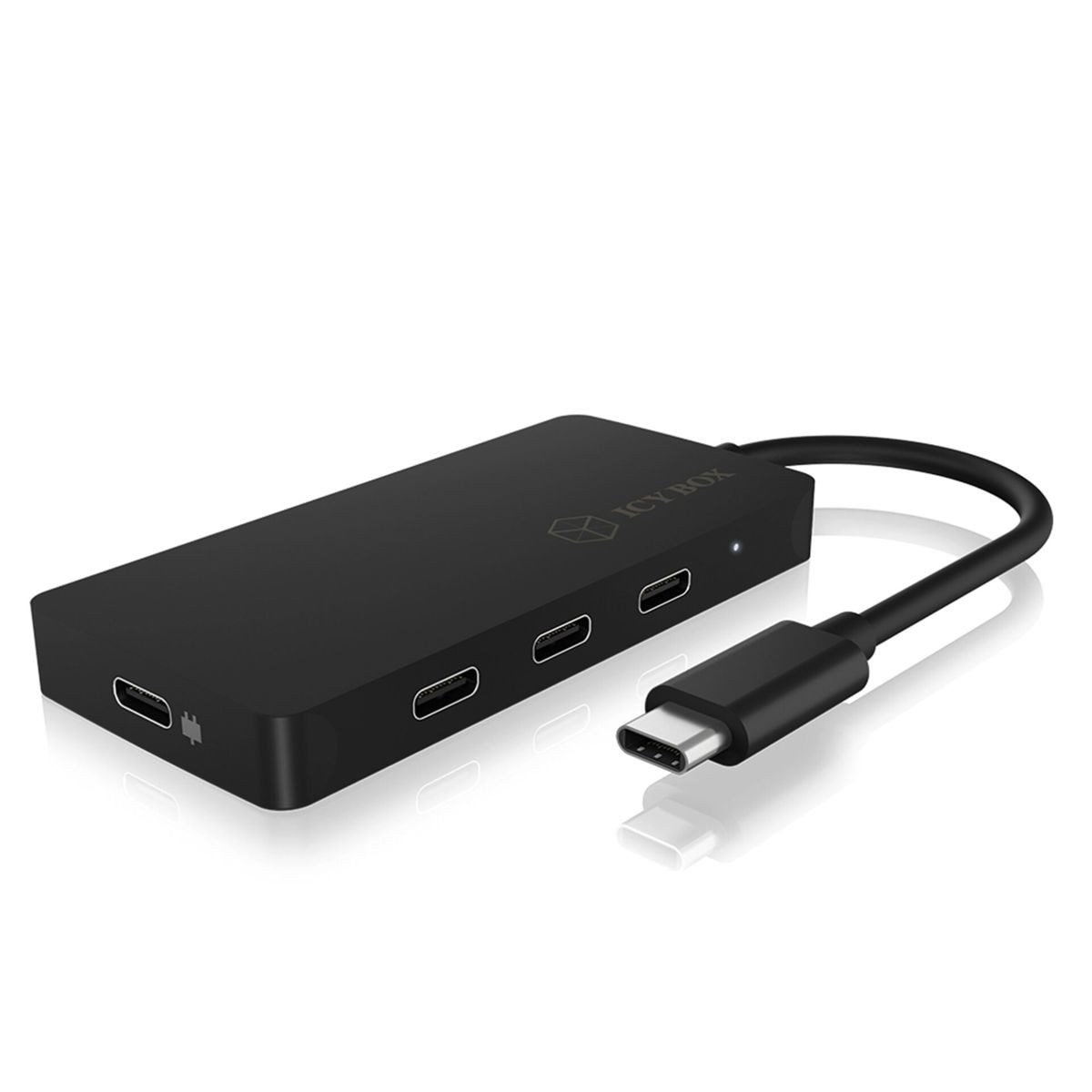ICY BOX IB-HUB1429-CPD 4 Port USB C HUB Netzwerk-Switch
