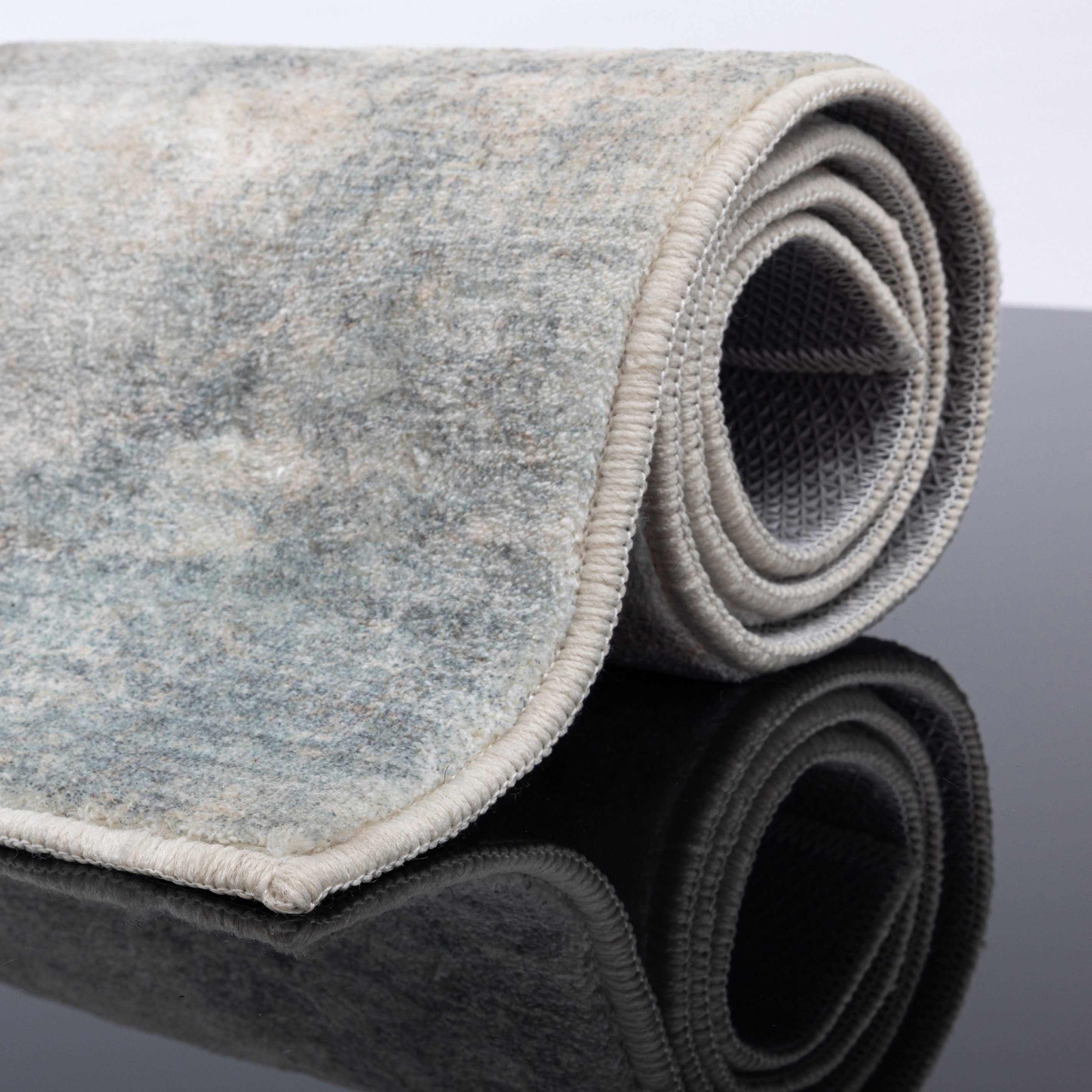 Gino Falcone Badematte Ariella GF-148, Höhe 7 mm, rutschhemmend beschichtet, fußbodenheizungsgeeignet, Polyester, rechteckig, Badteppich, bedruckt, modernes Des – Bild 5 von 5