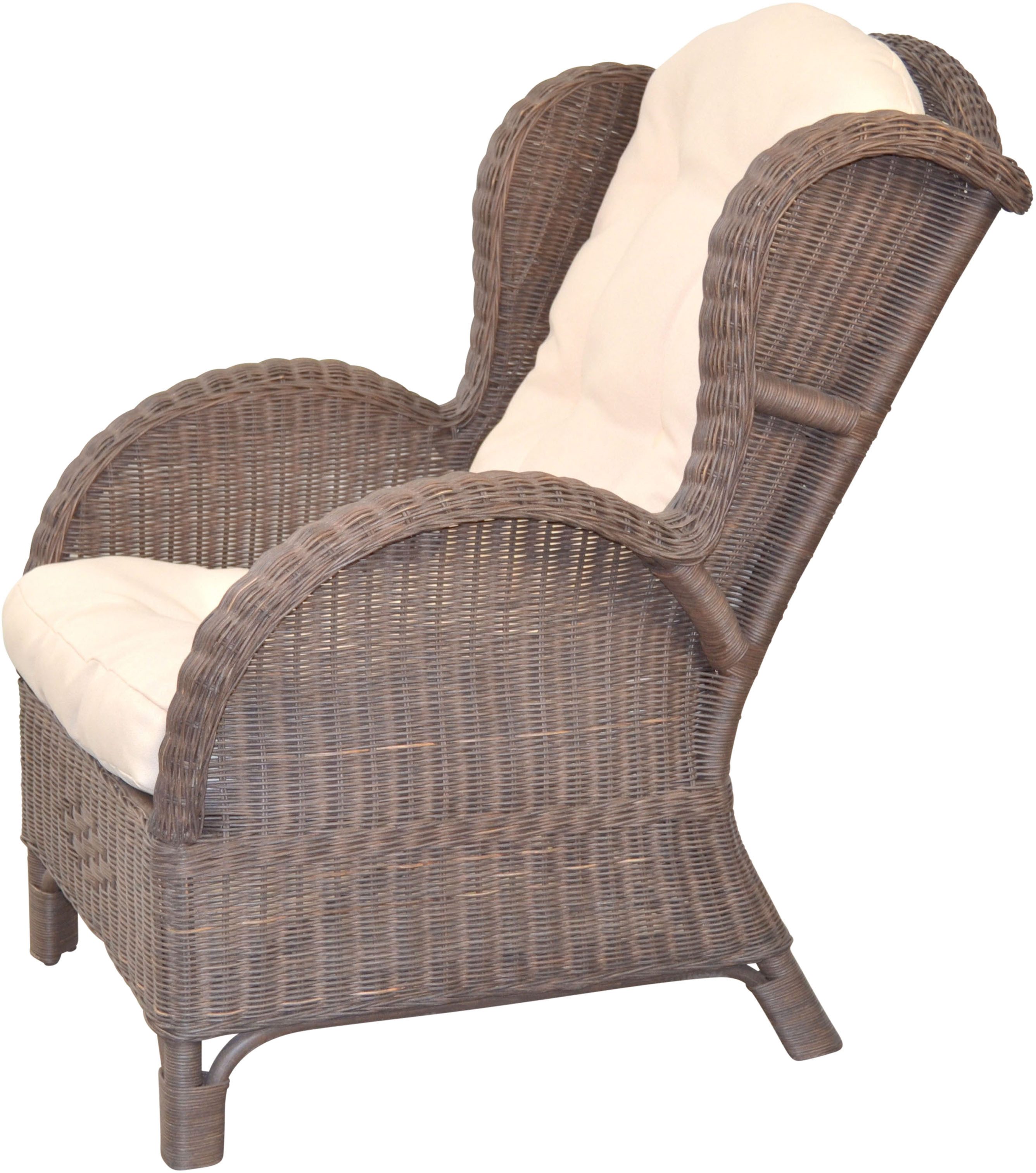 HOFMANN LIVING AND MORE Ohrensessel 1 tlg. Handgeflochten günstig online kaufen