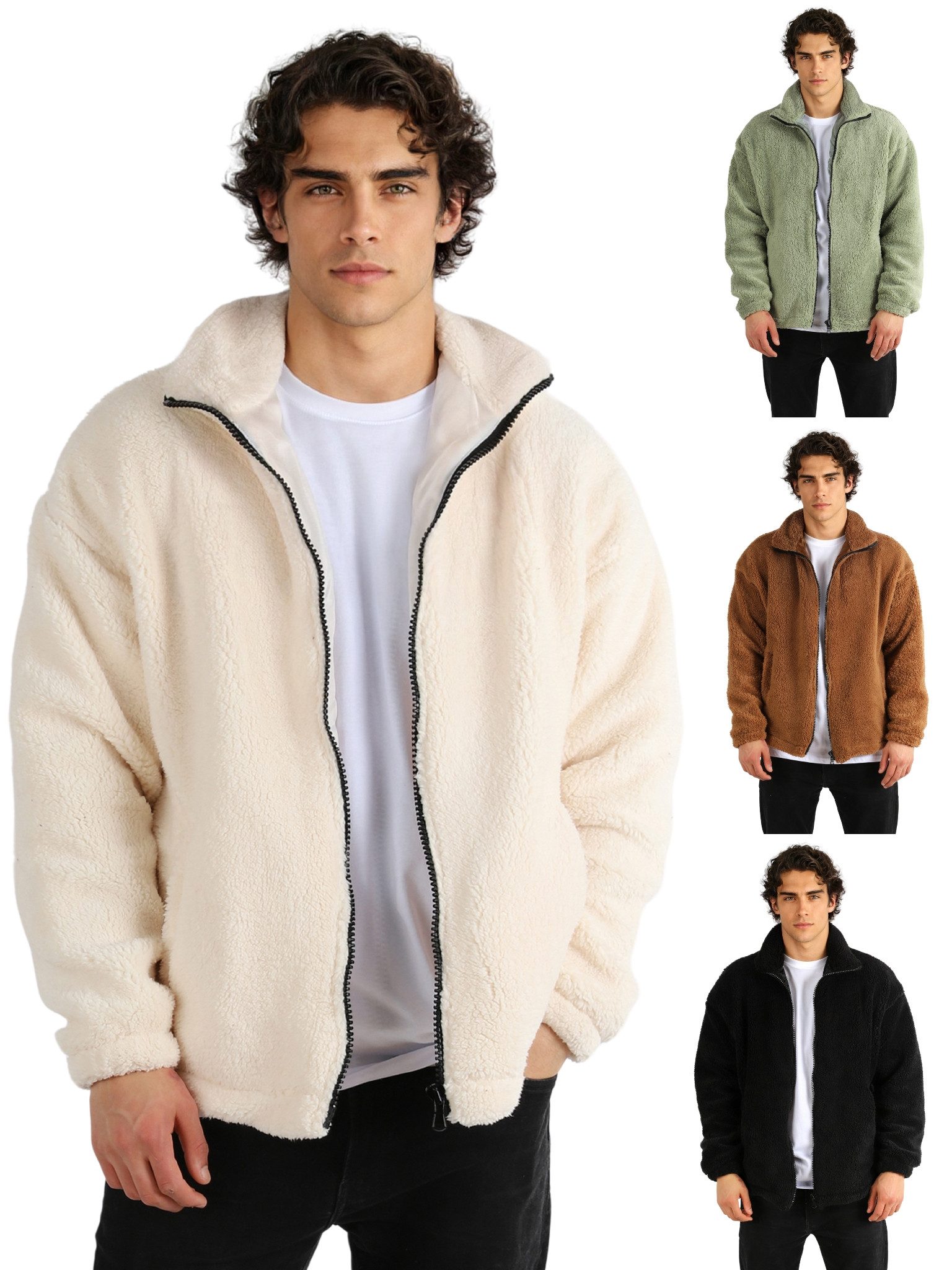Megaman Jeans Hoodie Herren Plüsch-Sweatshirt Sweatshirt Пуловеры mit Zipper