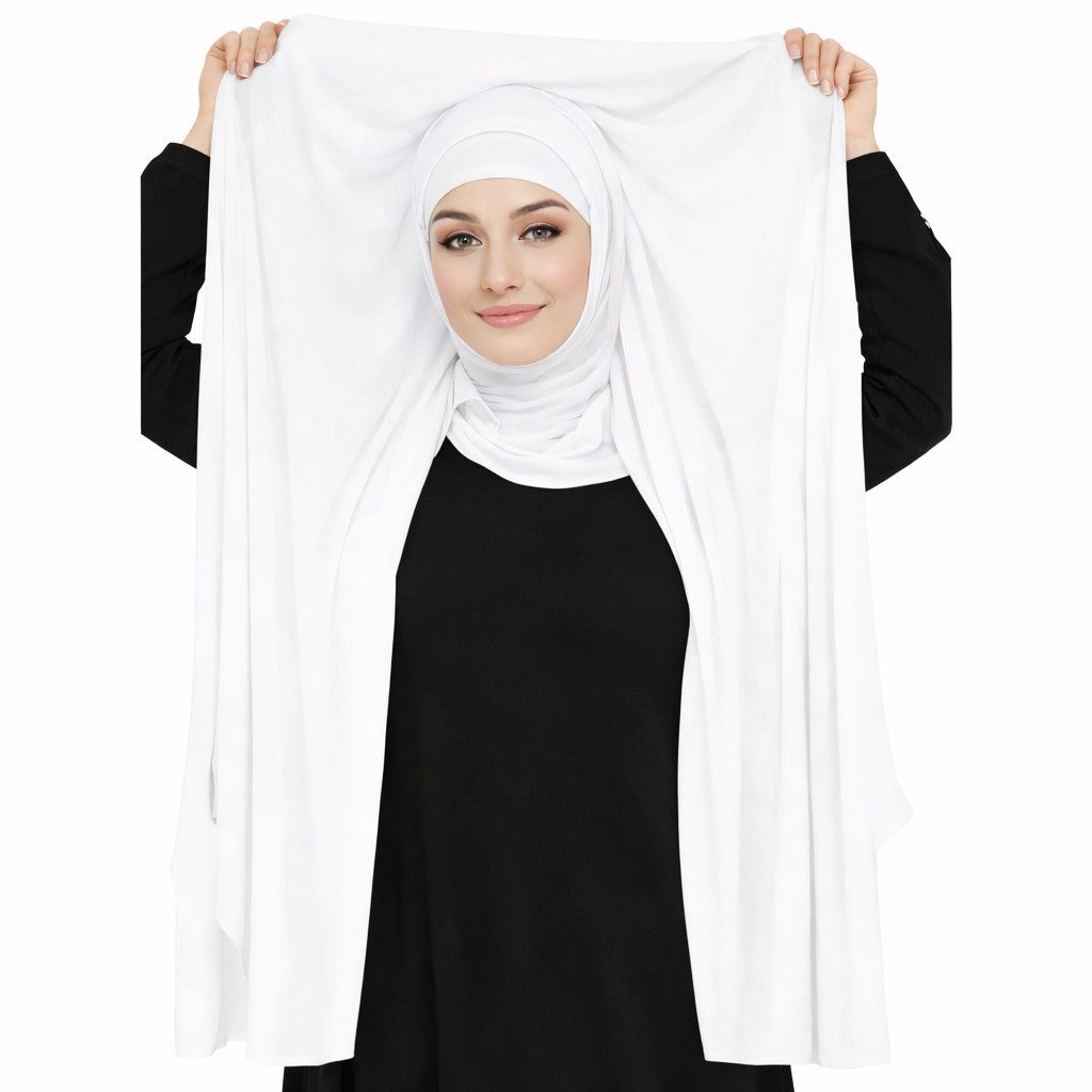 Aymasal Kopftuch 2 in1 Chiffon Hijab mit integriertem Unterkopftuch Bone Islam Kopftuch