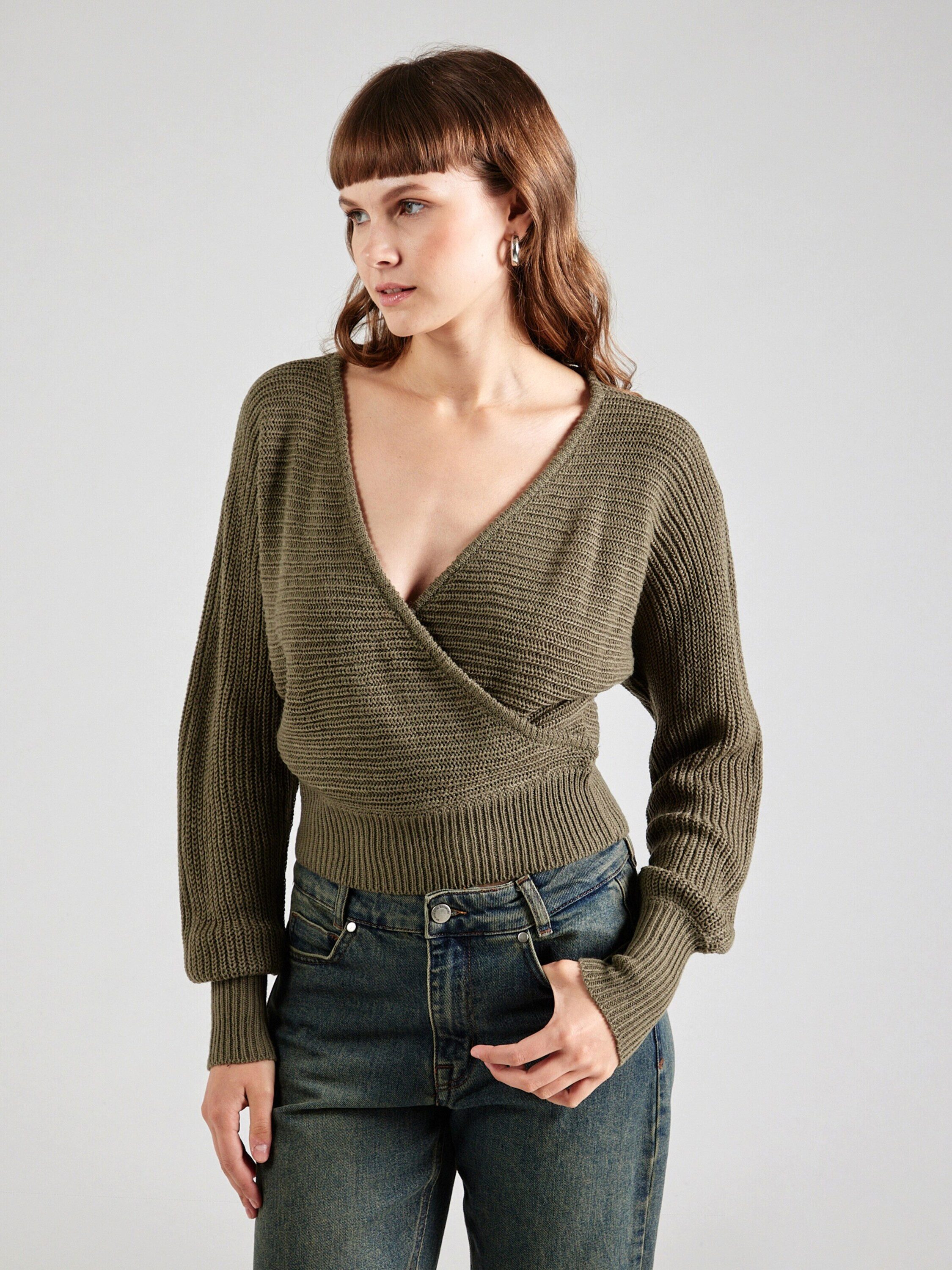 ONLY Strickpullover ONLNINA (1-tlg) Wickel-Design günstig online kaufen