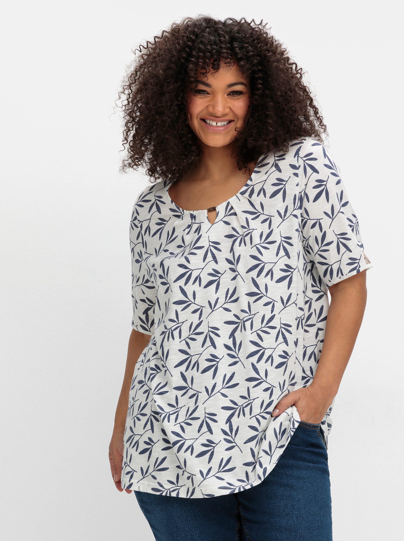 Sheego T-Shirt Kurzarmshirt günstig online kaufen