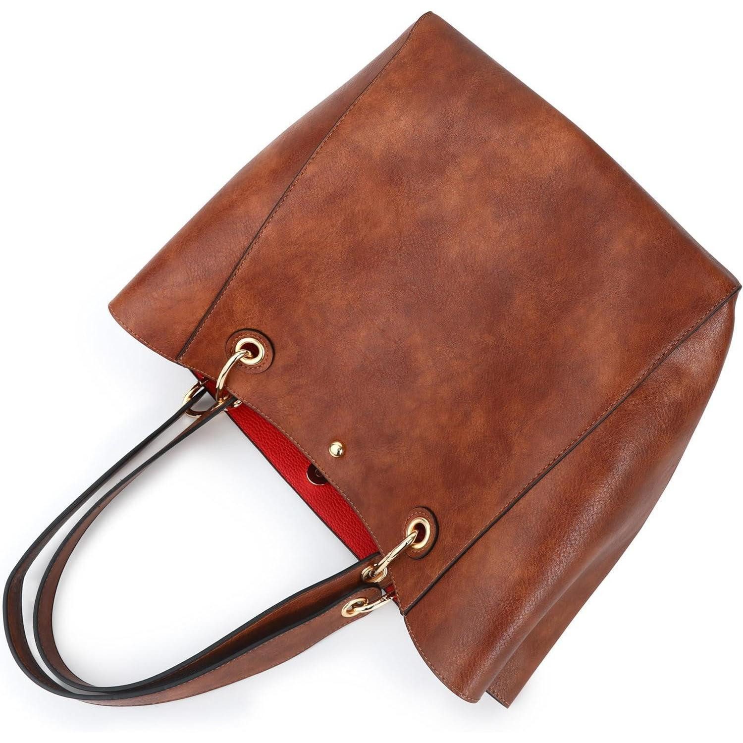 LuxusKollektion Henkeltasche Damen Henkeltaschen Leder Groß Kapazität Shopp günstig online kaufen