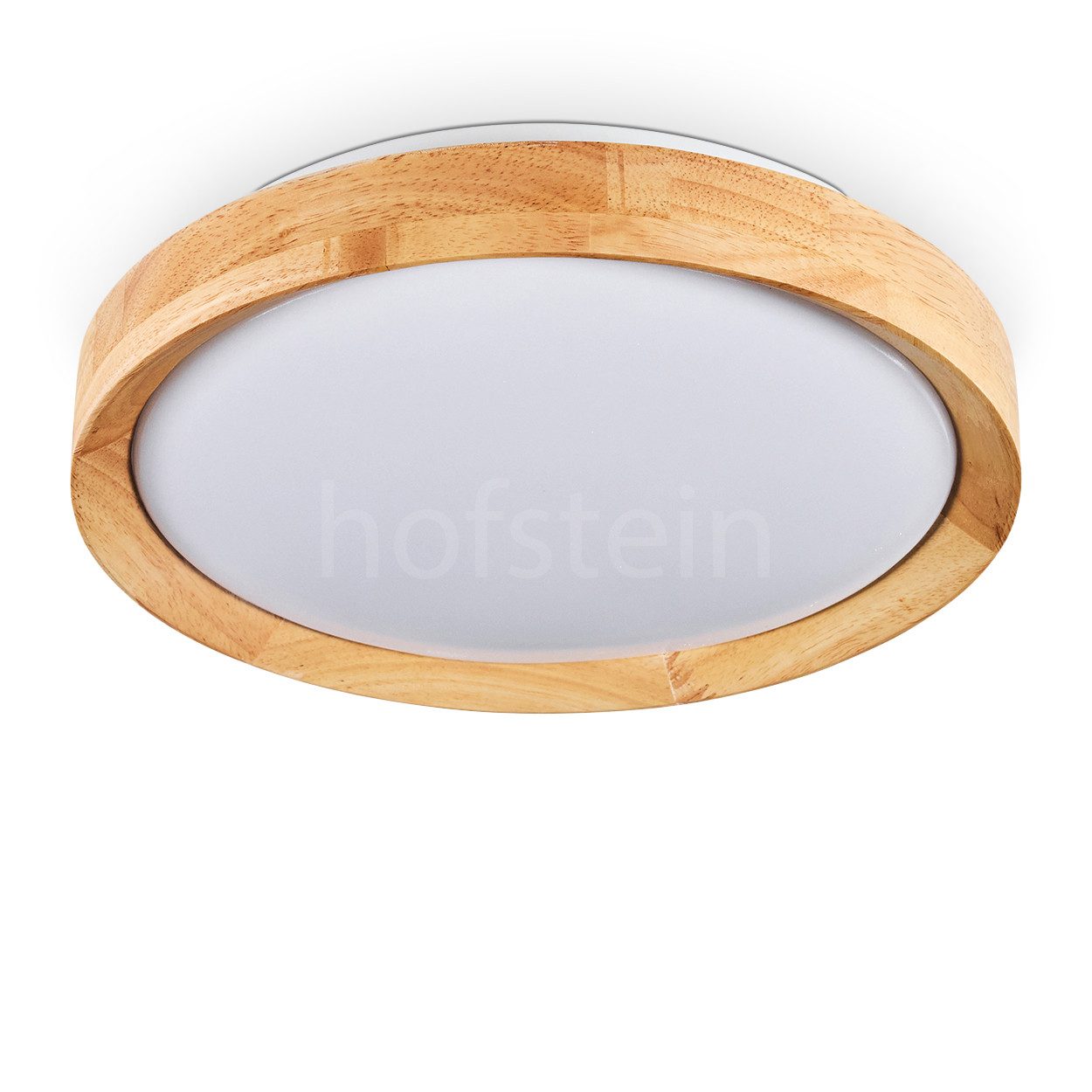 hofstein Deckenleuchte moderne Deckenlampe aus Metall/Bambus/Kunststoff in günstig online kaufen