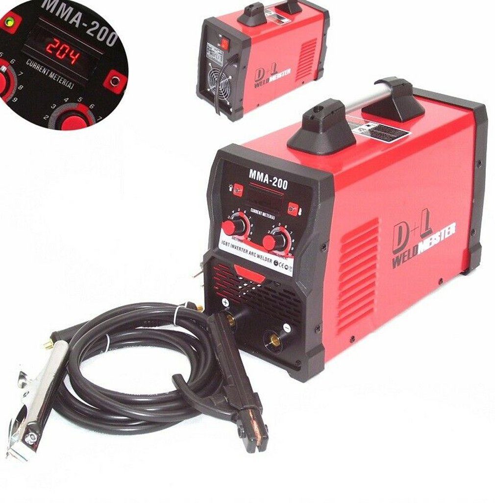 Apex Inverterschweißgerät Inverter E-Hand Schweißgerät MMA 200A Elektrodengerät 13961