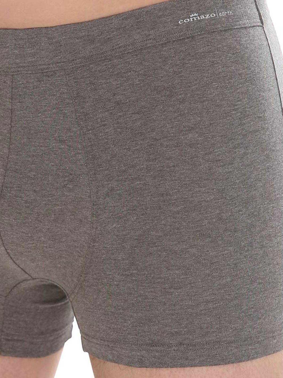 COMAZO Retro 6-St) Pants ohne anthrazit-melange Pants Pack Vegan (Packung, Eingriff 6er Herren