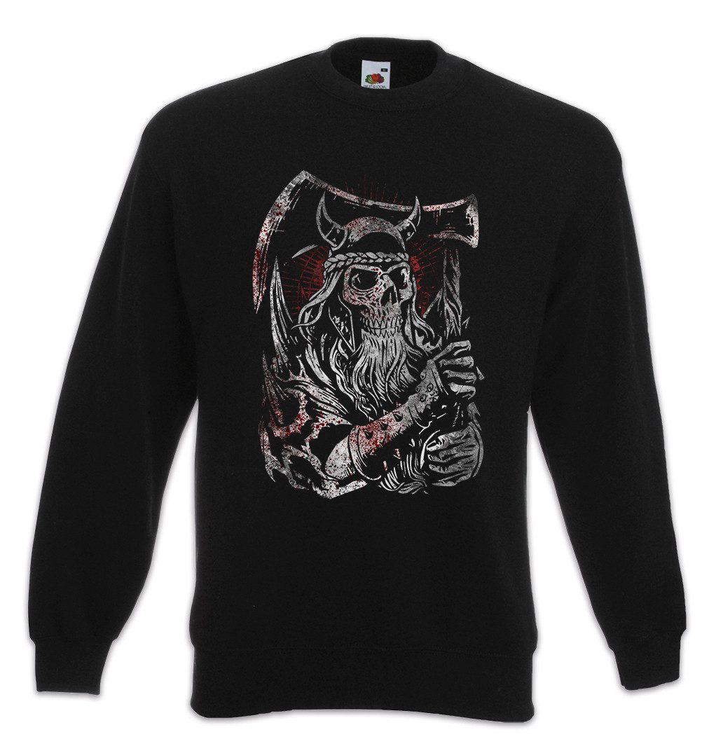 Sweatshirt Viking Skull III Sweatshirt Wikinger Totenschädel Runen Vikings Runes