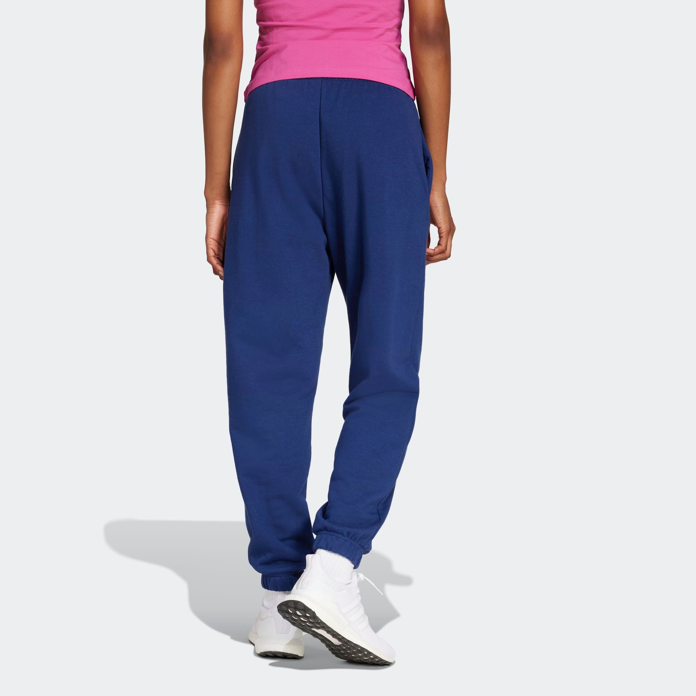 adidas Sportswear Sporthose ESSENTIALS LINEAR FRENCH TERRY CUFFED mit lockerem Schnitt, aus weichem French Terry