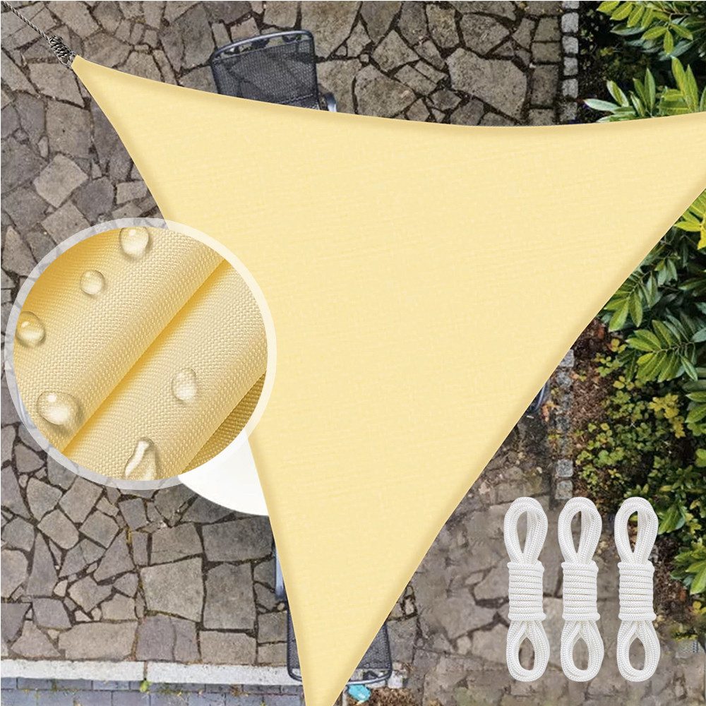 Jibenhome Sonnensegel Dreieck 2x2x2m Wasserdicht Sonnenschutz günstig online kaufen