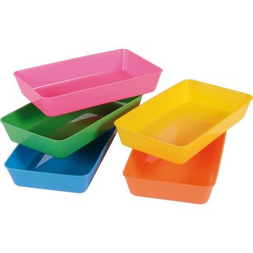 EDUPLAY Lernspielzeug Materialschalen XL, 25 x 15 x 4,5 cm