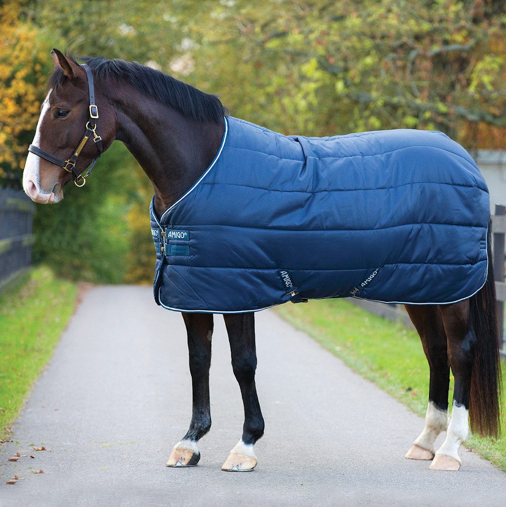 Horseware Pferde-Stalldecke Horseware Amigo Insulator heavy 350g - navy/white - Stalldecke