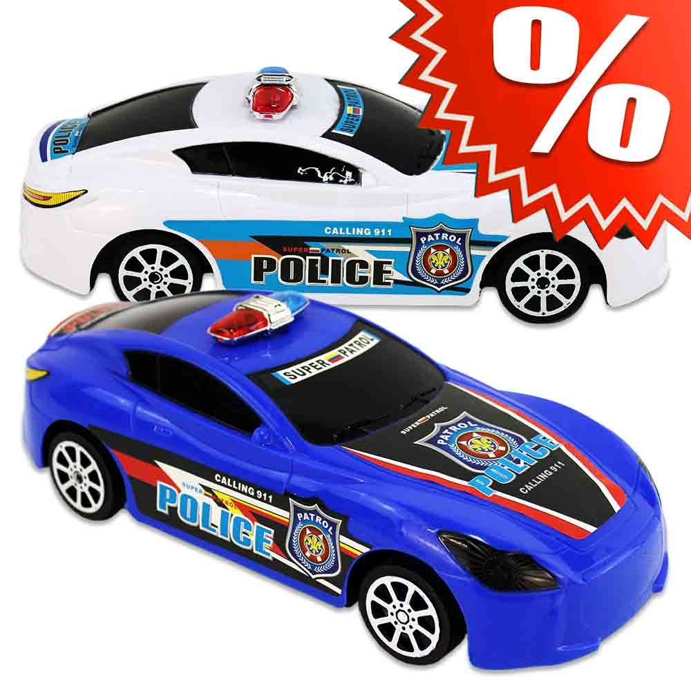 B&G INTERNATIONAL Spielzeug-Auto Kinder Polizei Auto - ca. 27 cm