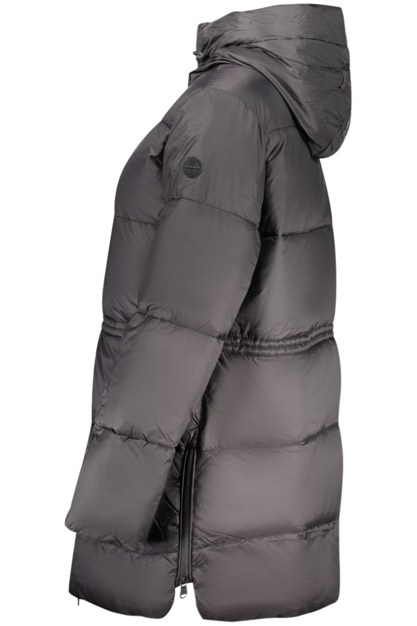 North Sails Outdoorjacke Damenjacke Schwarz: Langer Mantel mit Kapuze, Wasserabweisend