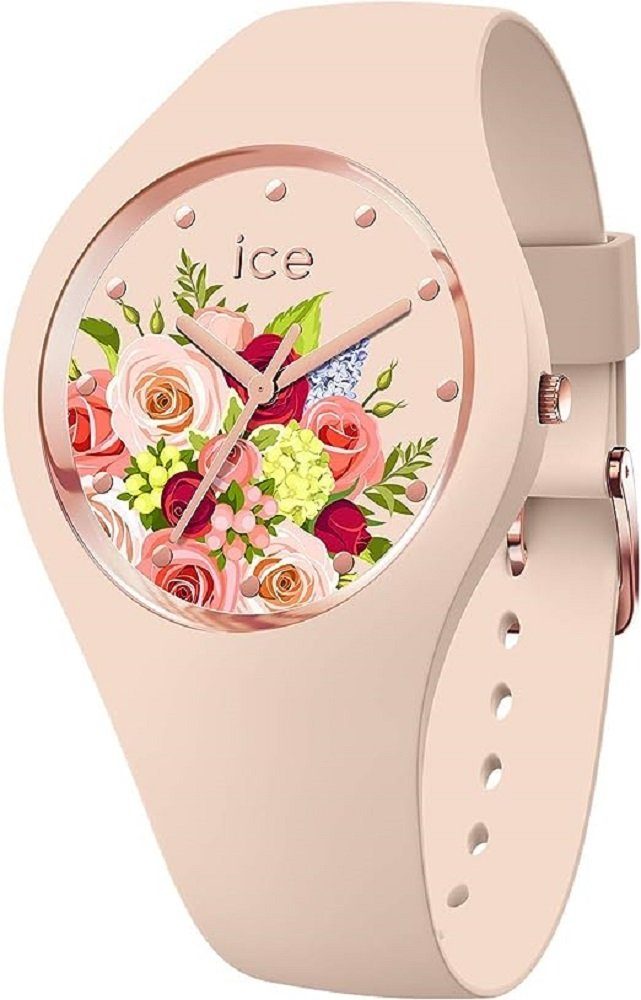 ice-watch Quarzuhr, Ice-Watch - ICE flower Pink bouquet (Medium)