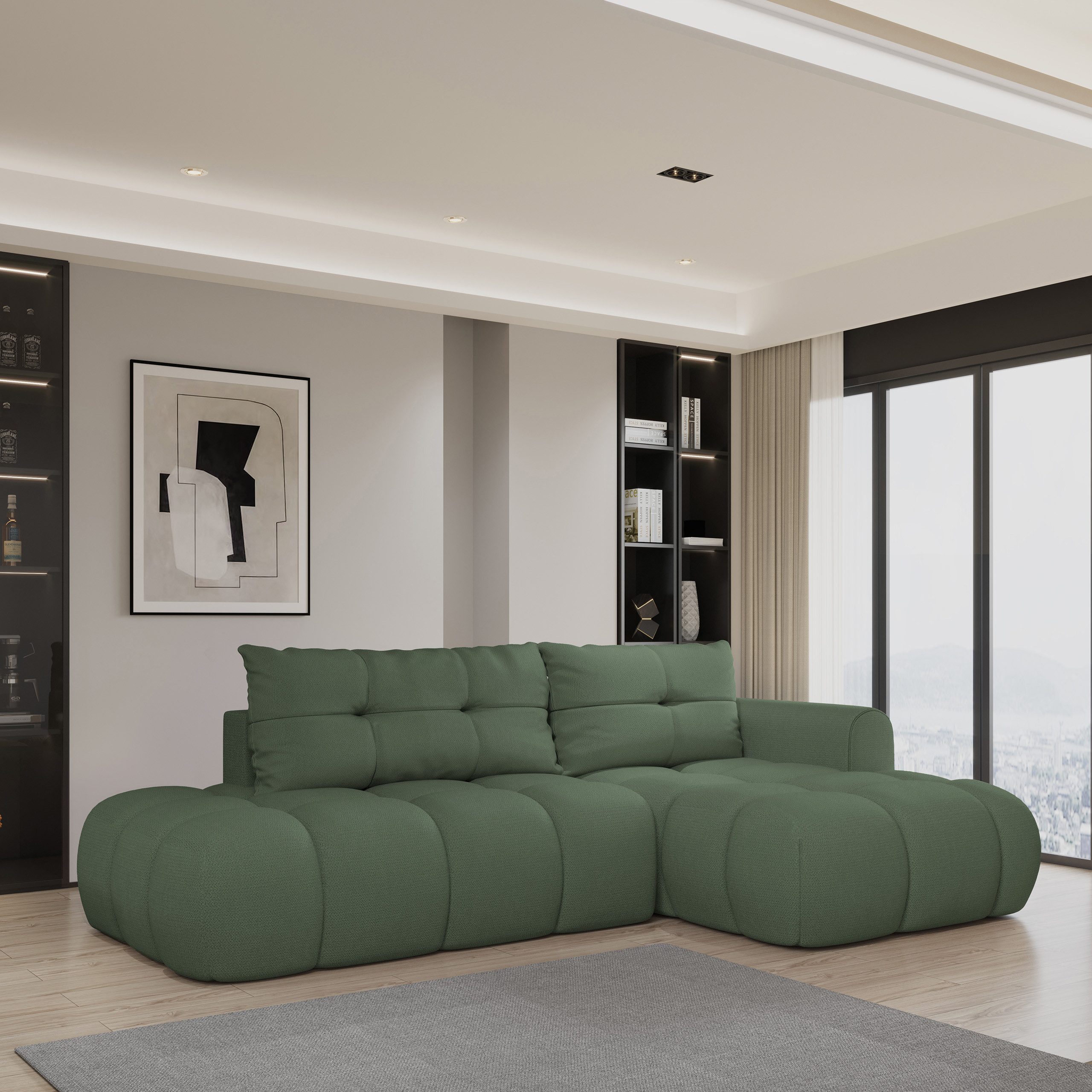 Masseno Ecksofa FLUMA mit Schlaffunktion L-Form, günstig online kaufen