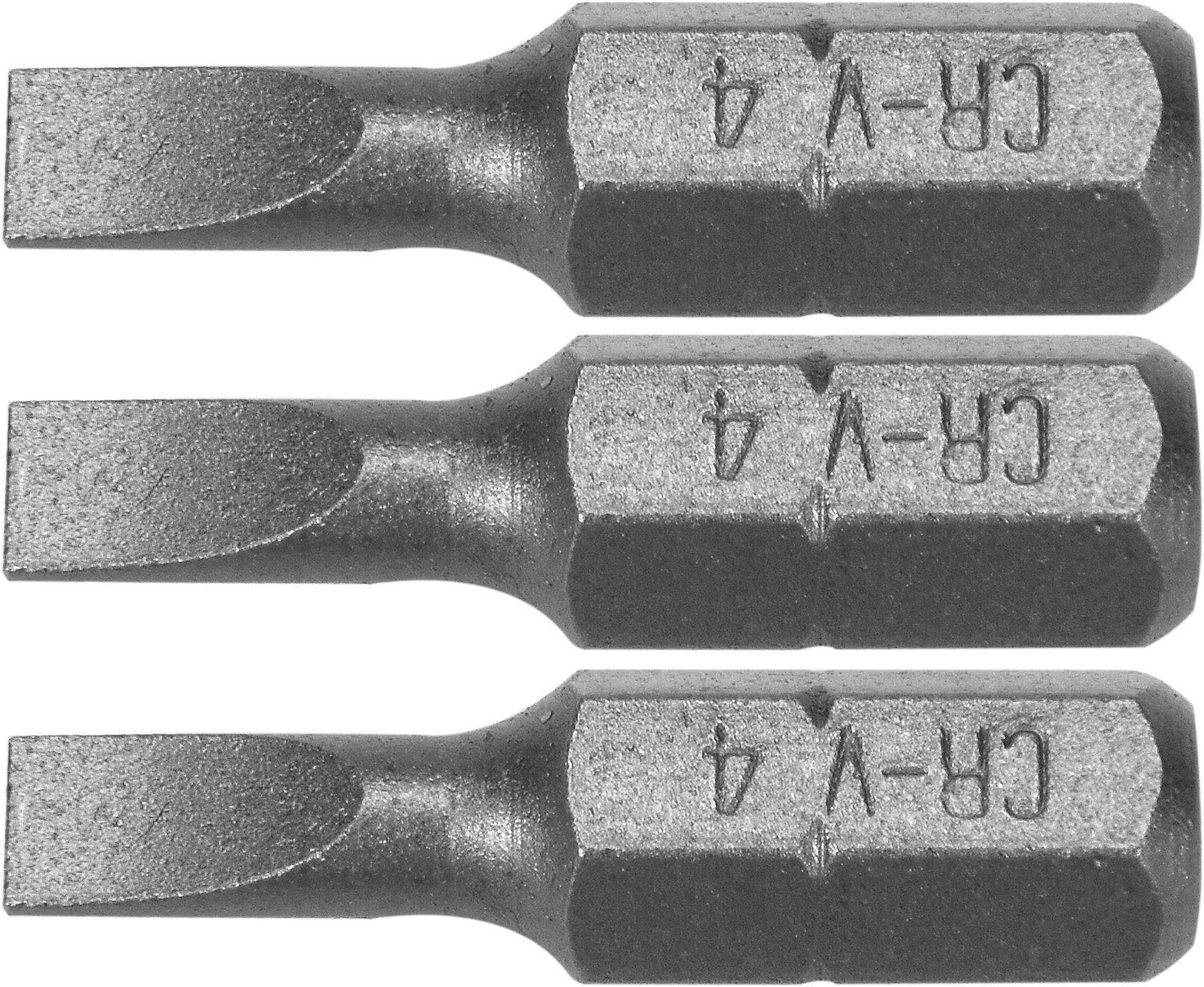 TRIZERATOP Bit-Set Präzisions-Bits 4 mm 1/4" x 25 mm, 3-teilig, Präzisions-Bits 4 mm 1/4" x 25 mm, 3-teilig, 3-St., Präzisions-Bits 4 mm 1/4" x 25 mm, 3-teilig