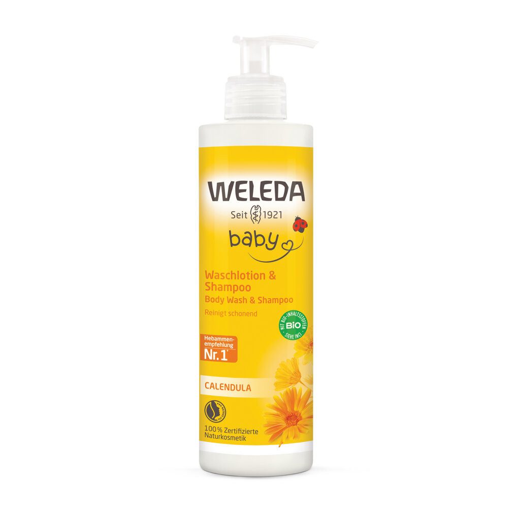 WELEDA Körperpflegemittel Calendula Duschgel & Shampoo 400 ml