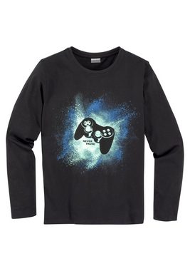 KIDSWORLD Langarmshirt GAMER, cooler Print für Jungen