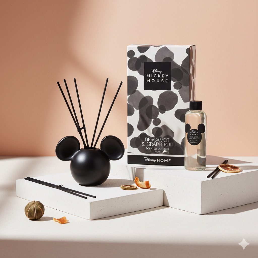 Disney Raumduft Mickey Mouse Keramik schwarz Bergamot & Grapefruit Rituals Style