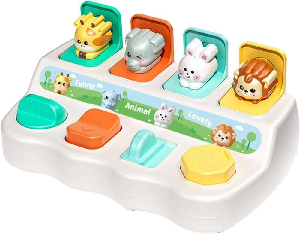 Lernspielzeug Montessori Pop-up Tier Spielzeug Lernbox Motorik Lernen Kinder DE.