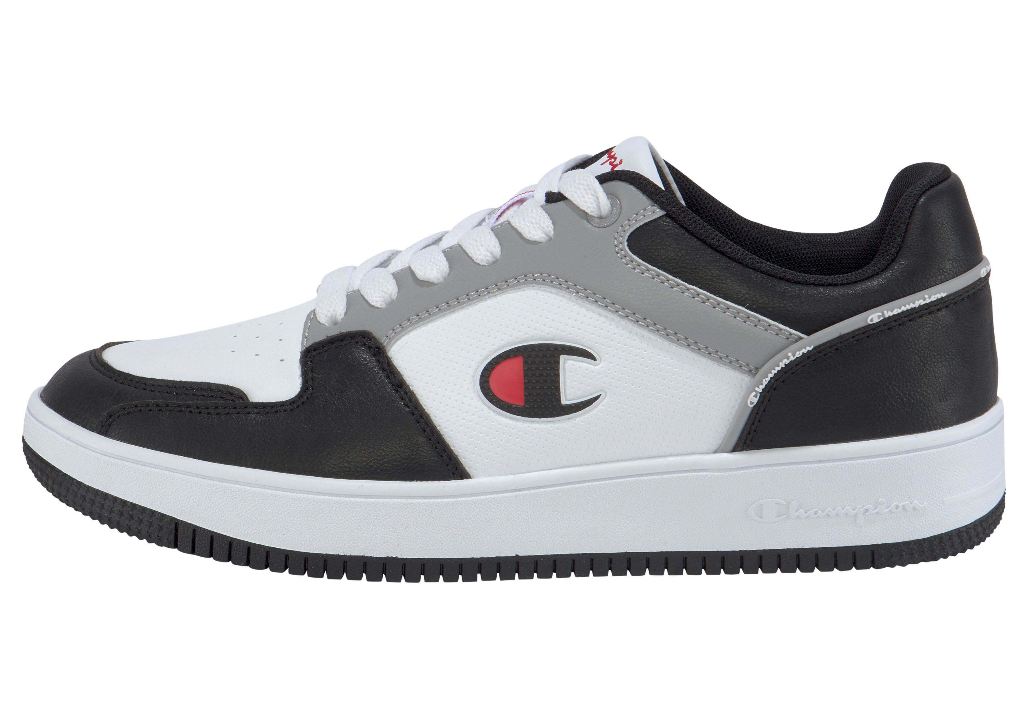 Sneaker schwarz-weiß-grau 2.0 LOW REBOUND Champion