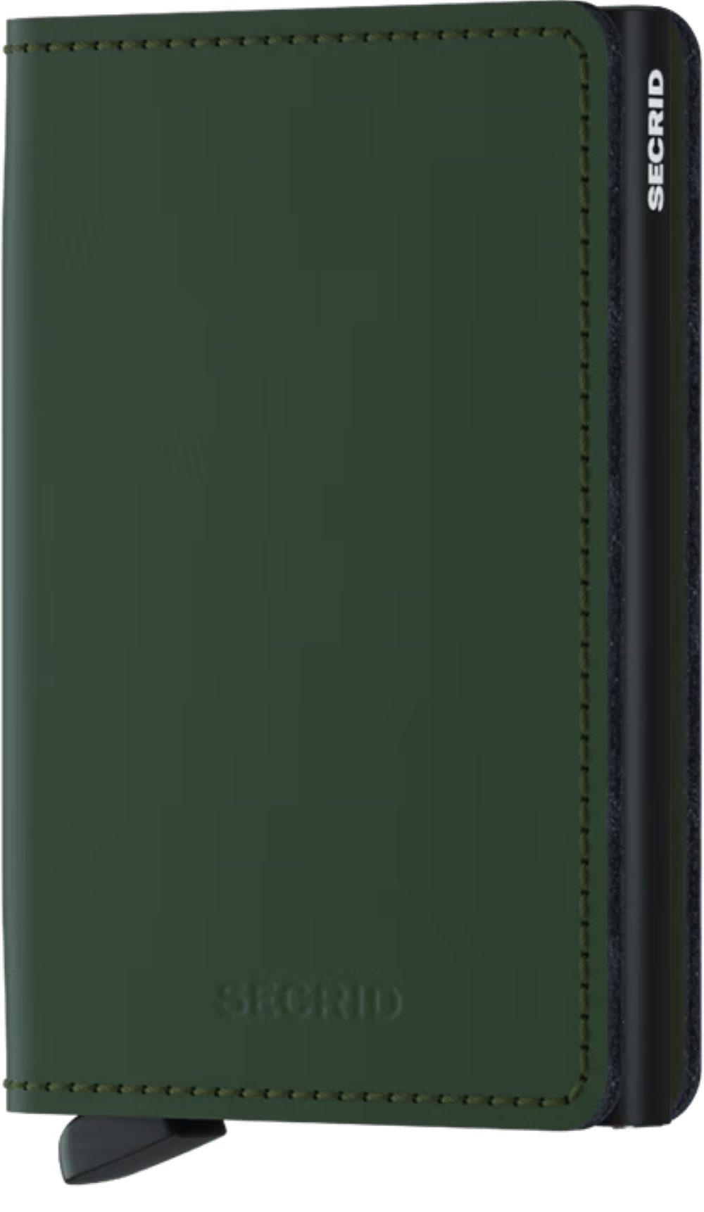 SECRID Geldbörse Slimwallet Matte Green-Black - Geldbörse - Kartenetui - Cardprotector, RFID-geschützt