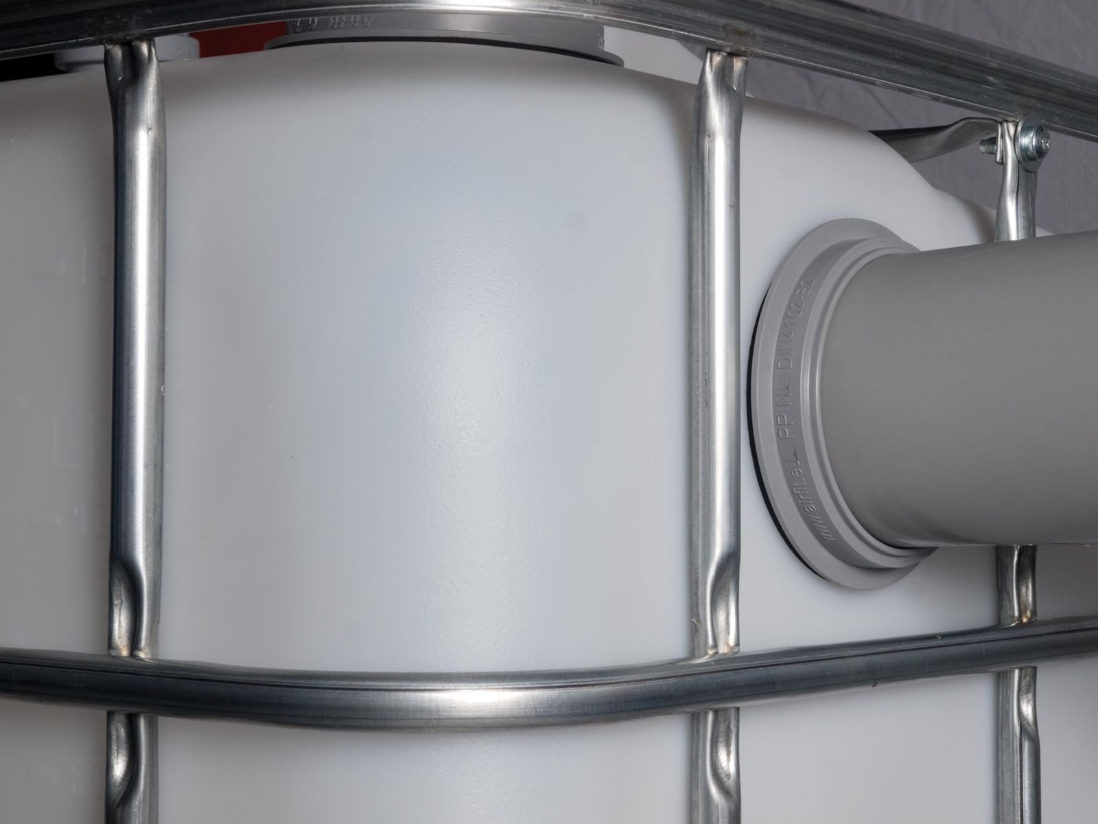 Airfit GmbH & Co. KG Ablaufrohr Anschraub-Muffe DN 110 Rohranschluss - KS-grau, 50110AM