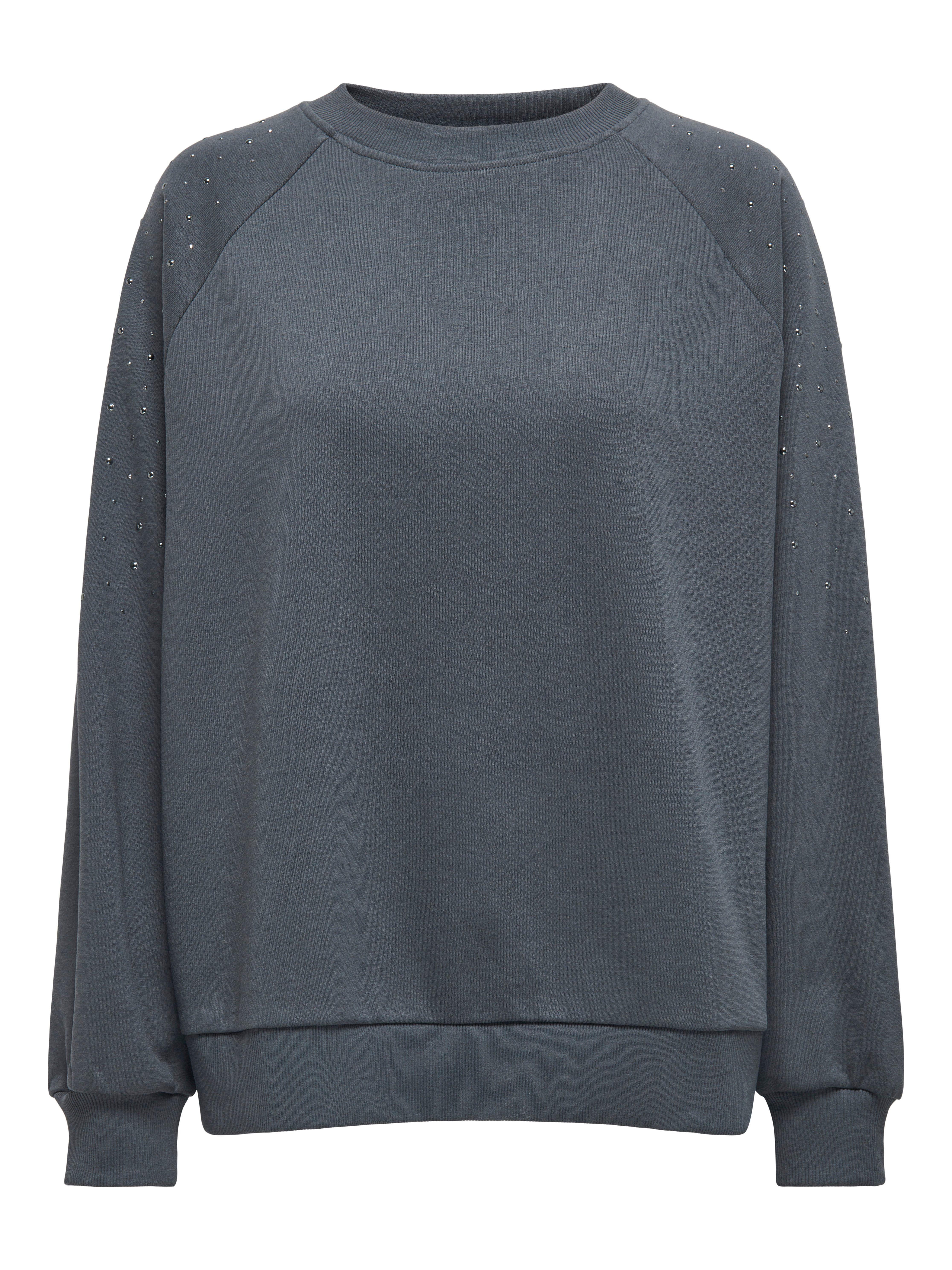 ONLY Sweatshirt ONLKIARA L/S O-NECK OVERSIZE STUDS SWT günstig online kaufen