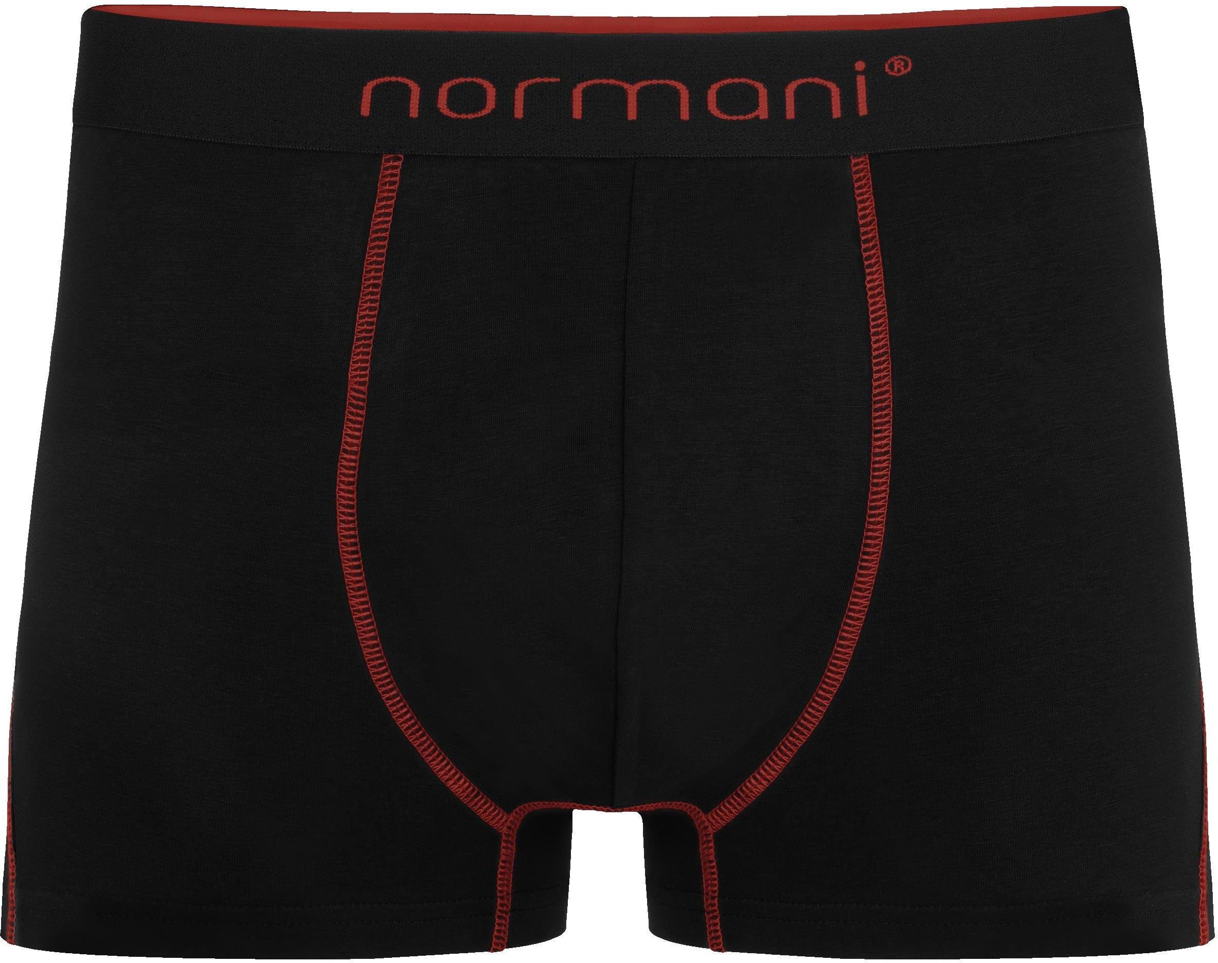 Gelb/Grün/Rot Unterhose Baumwolle Männer normani 12 x atmungsaktiver Baumwoll-Boxershorts für Herren aus Boxershorts