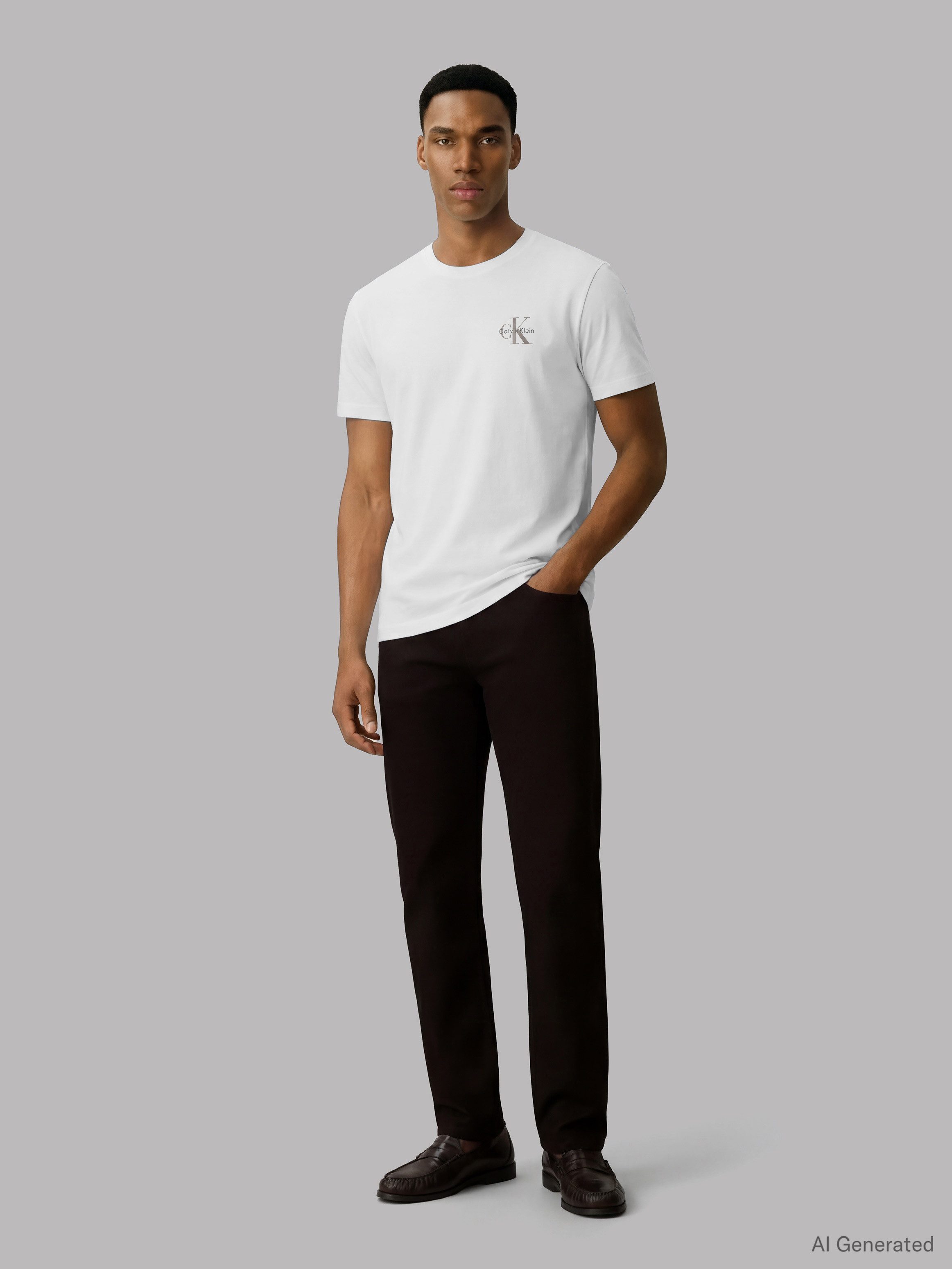 Calvin Klein Jeans T-Shirt CLASSIC MICRO MONOLOGO 2PK (Set, 2-tlg) Regular fit mit Rundhalsausschnitt