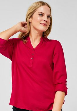 Cecil Klassische Bluse Structure Material Mix Blouse