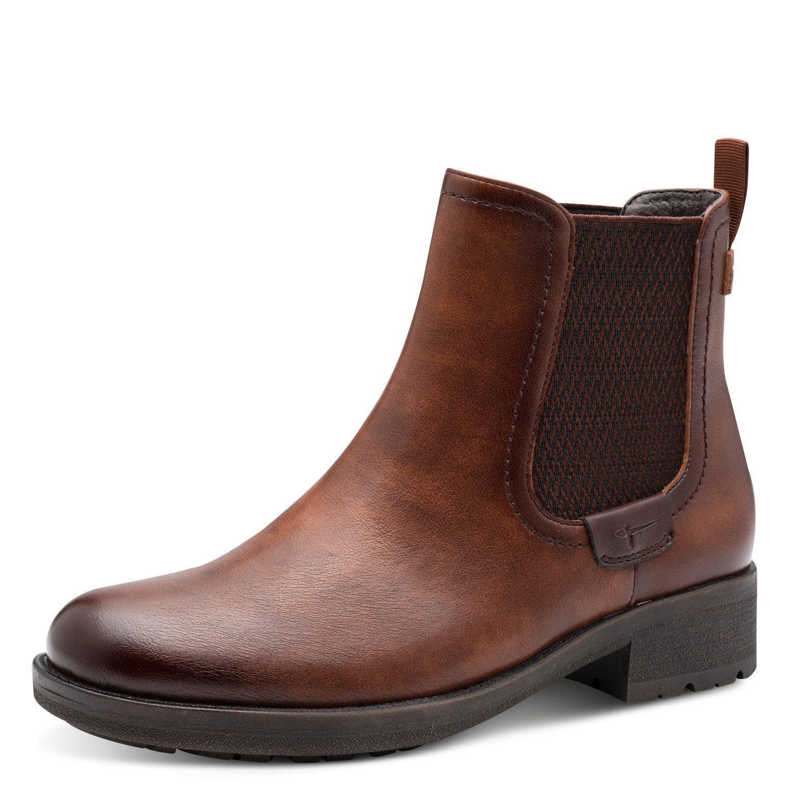 Tamaris Chelseaboots, Blockabsatz, Stiefelette, Schlupfschuh im Used Look günstig online kaufen