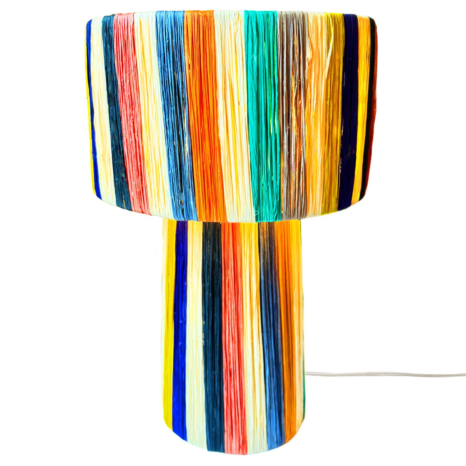 Stehlampe Boho Deko Tischlampe Nachttischlampe Morjana Bunt