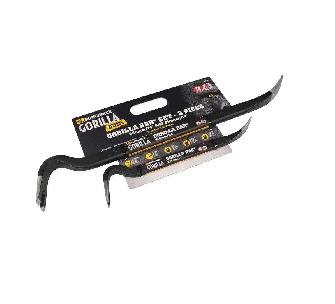 Gorilla Universalmesser Roughneck Brecheisen-Set 2-teilig Gorilla Bar, Nageleisen, Brechstange