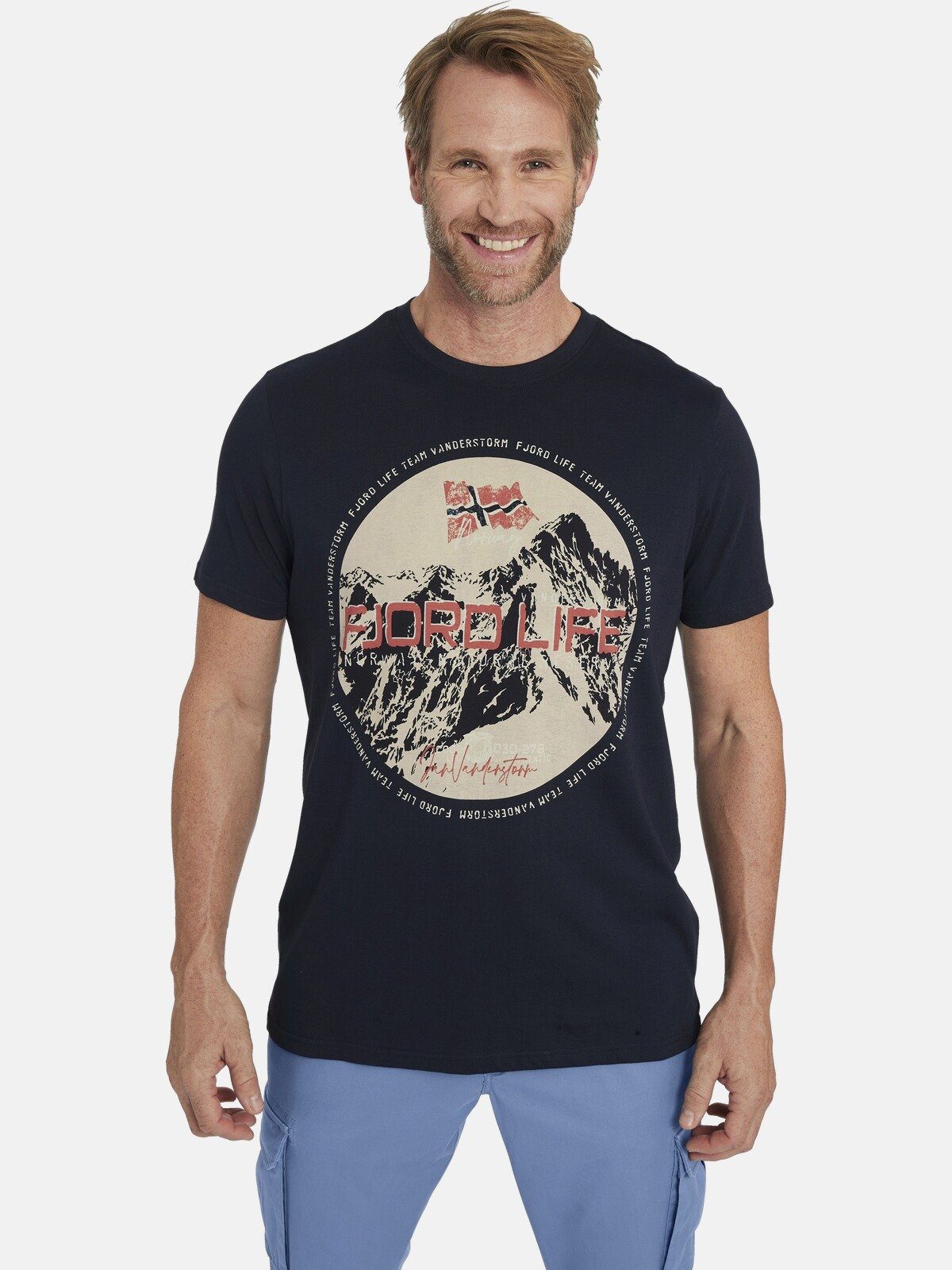 Jan Vanderstorm T-Shirt BENYAMIN im angenehmen günstig online kaufen