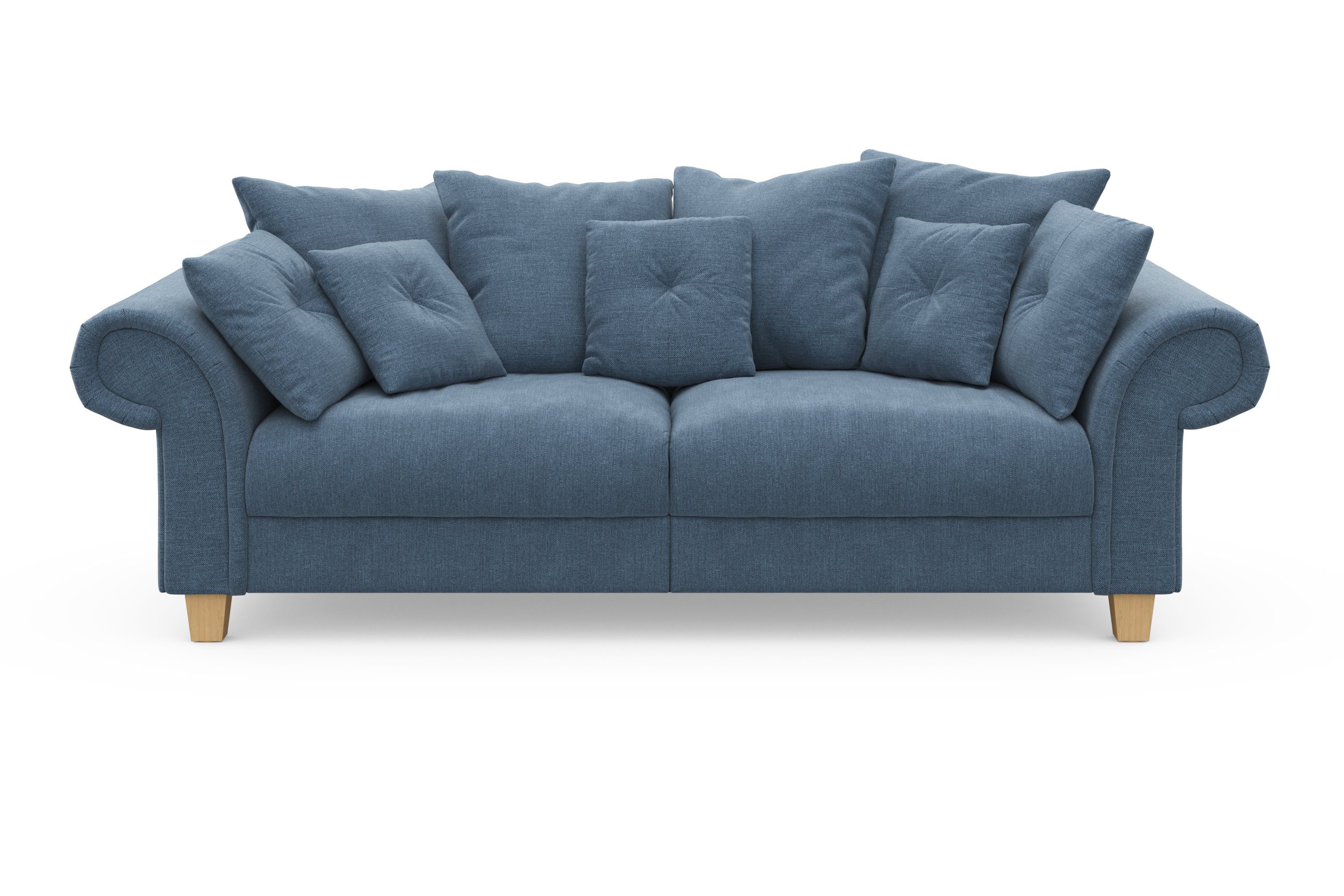 Big-Sofa Sitzkomfort viele kuschelige Megasofa, Queenie Home mit Teile, und Design, weichem zeitlosem Kissen affaire 2