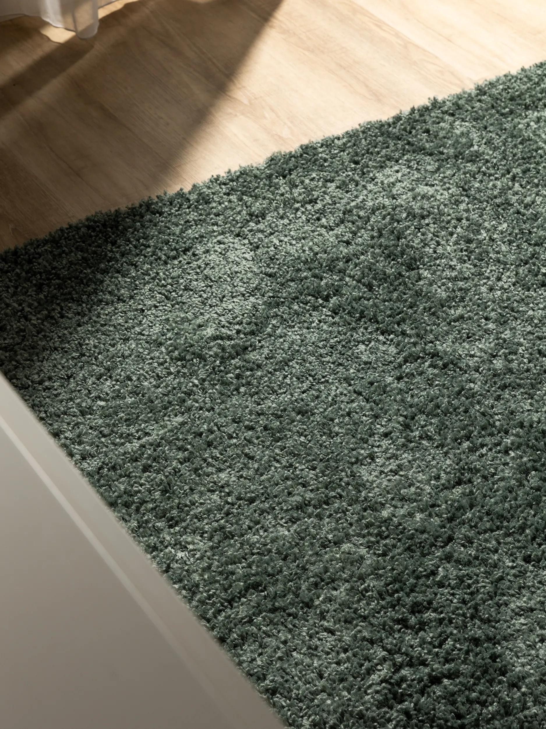 benuta Hochflor-Teppich Soho, quadratisch, Höhe: 31 mm, Teppich Wohnzimmer, Schlafzimmer, Esszimmer, Rutschfest, Waschbar