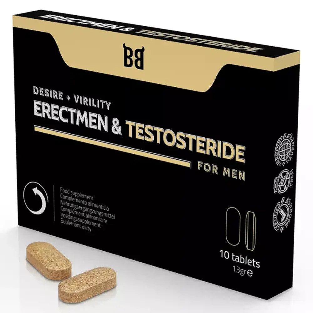 Pillen Erectmen & Testosteride für Männer Tribulus terrestris Ginseng Tabletten