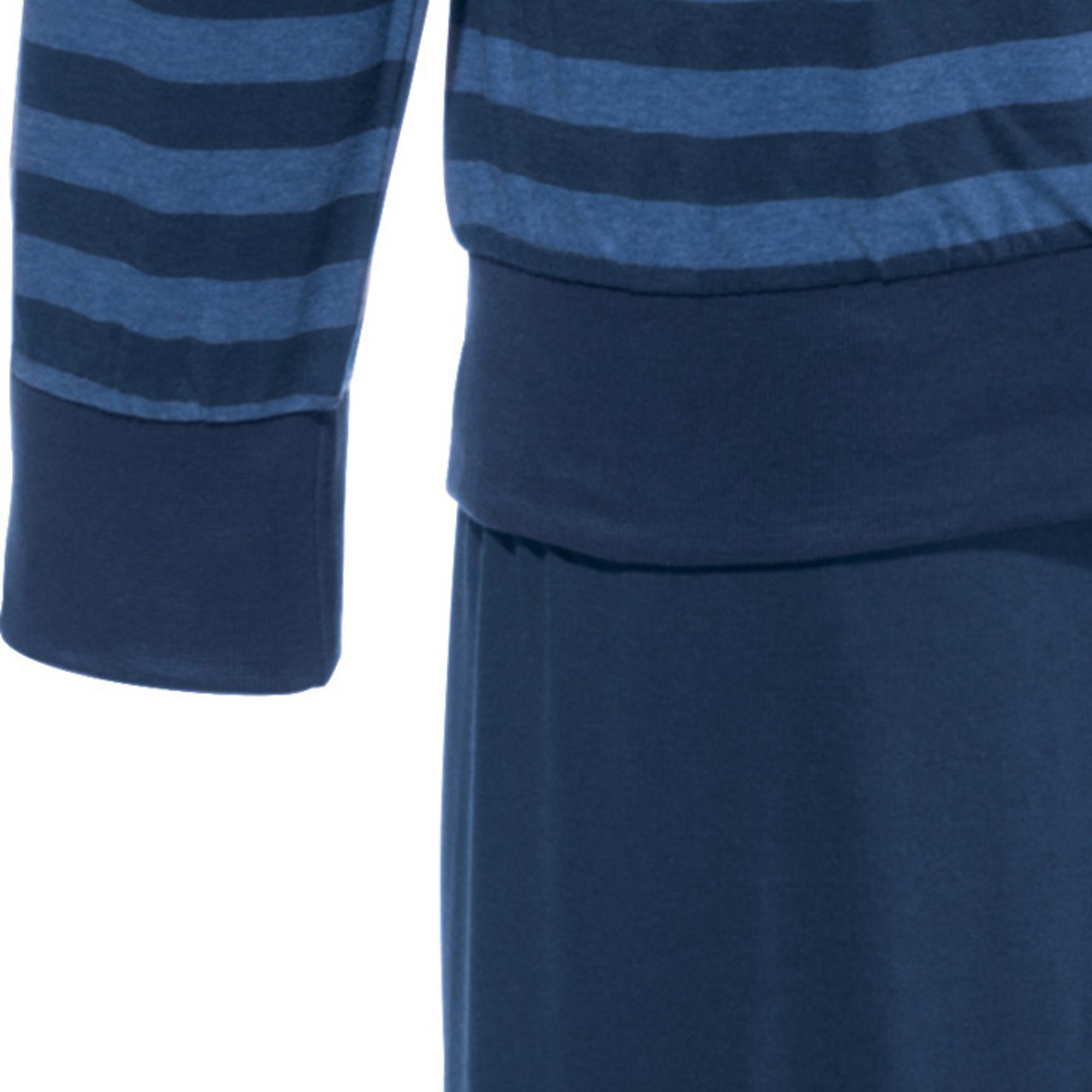 REDBEST Pyjama Herren-Schlafanzug Single-Jersey Streifen