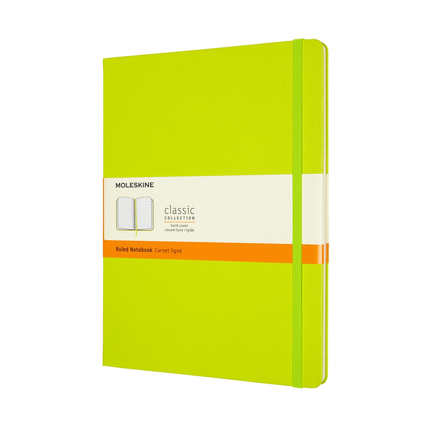 MOLESKINE Notizbuch, Classic Collection XL (19x25) - mit festem Einband - 70g-Papier