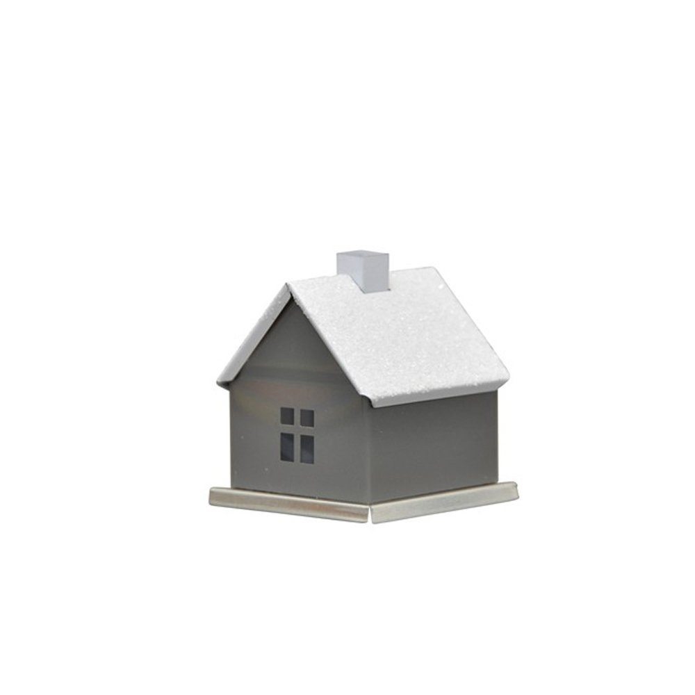 KNOX Räucherhaus 202070, grau, aus Metall, für Räucherkerzen der Розмір M