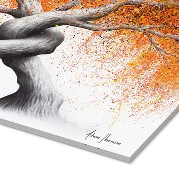 Posterlounge Acrylglasbild Ashvin Harrison, Verschlungene Liebesbäume, Schlafzimmer Malerei