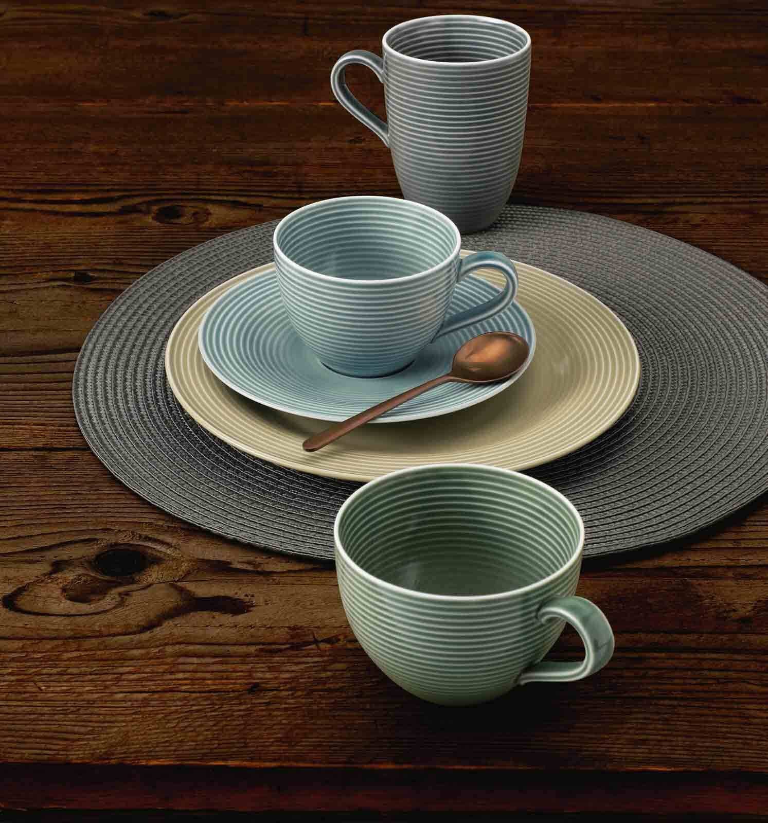 Seltmann Weiden Becher Beat Color Glaze Kaffeebecher 350 ml 6er Set, 6-tlg., Porzellan
