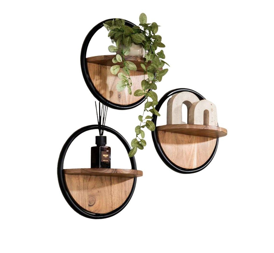LEVEN Lifestyle Deko-Wandregal VINTAGE 3´er Set günstig online kaufen