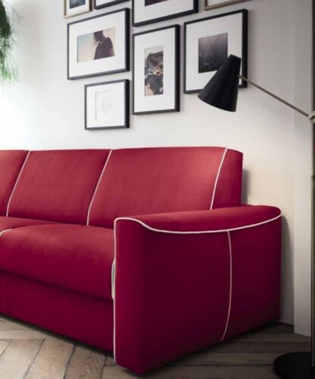 Design Italien JVmoebel Sofas 2-Sitzer, Sofa Möbel Sofa Zweisitzer 2 Textil Sitzer