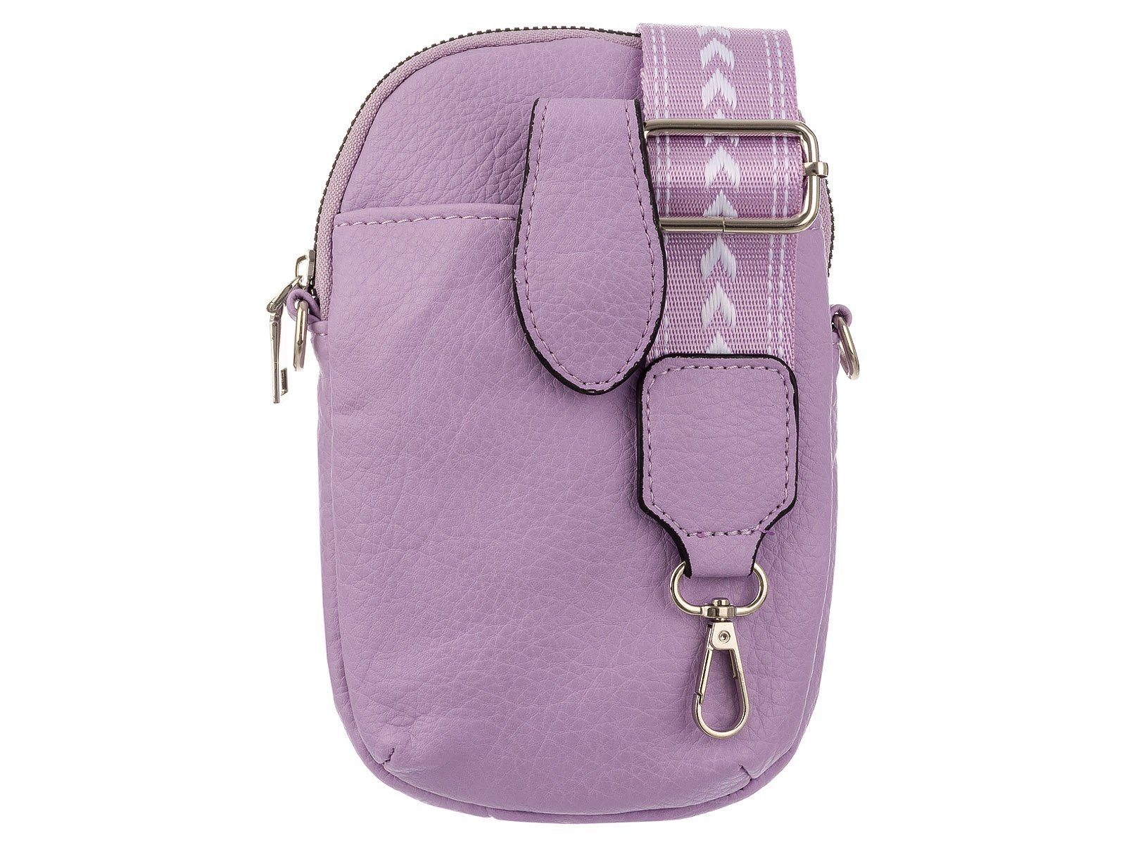 Hernan Handytasche HB0376 mit breitem Gurt, mit Schulterriemen