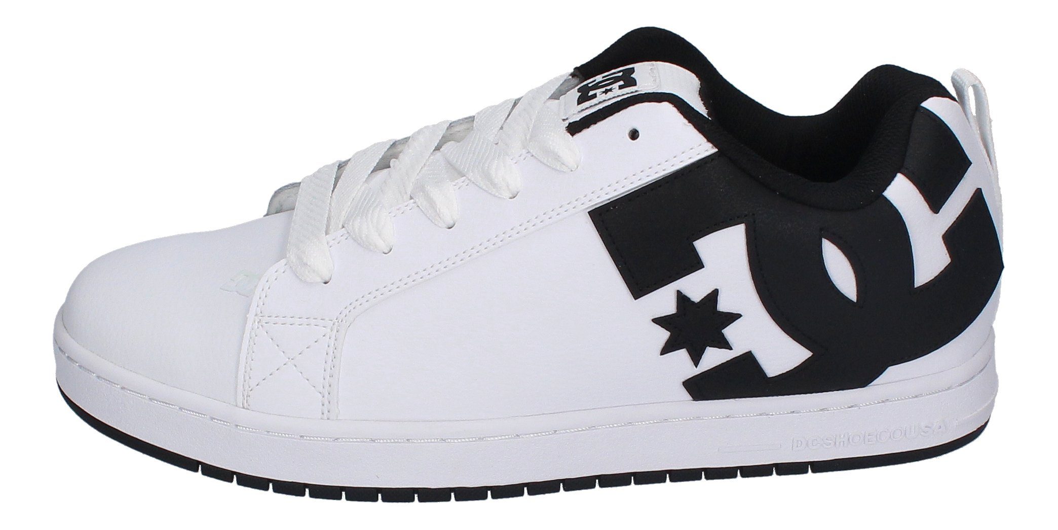DC Shoes Court Graffik Skateschuh White Black Black