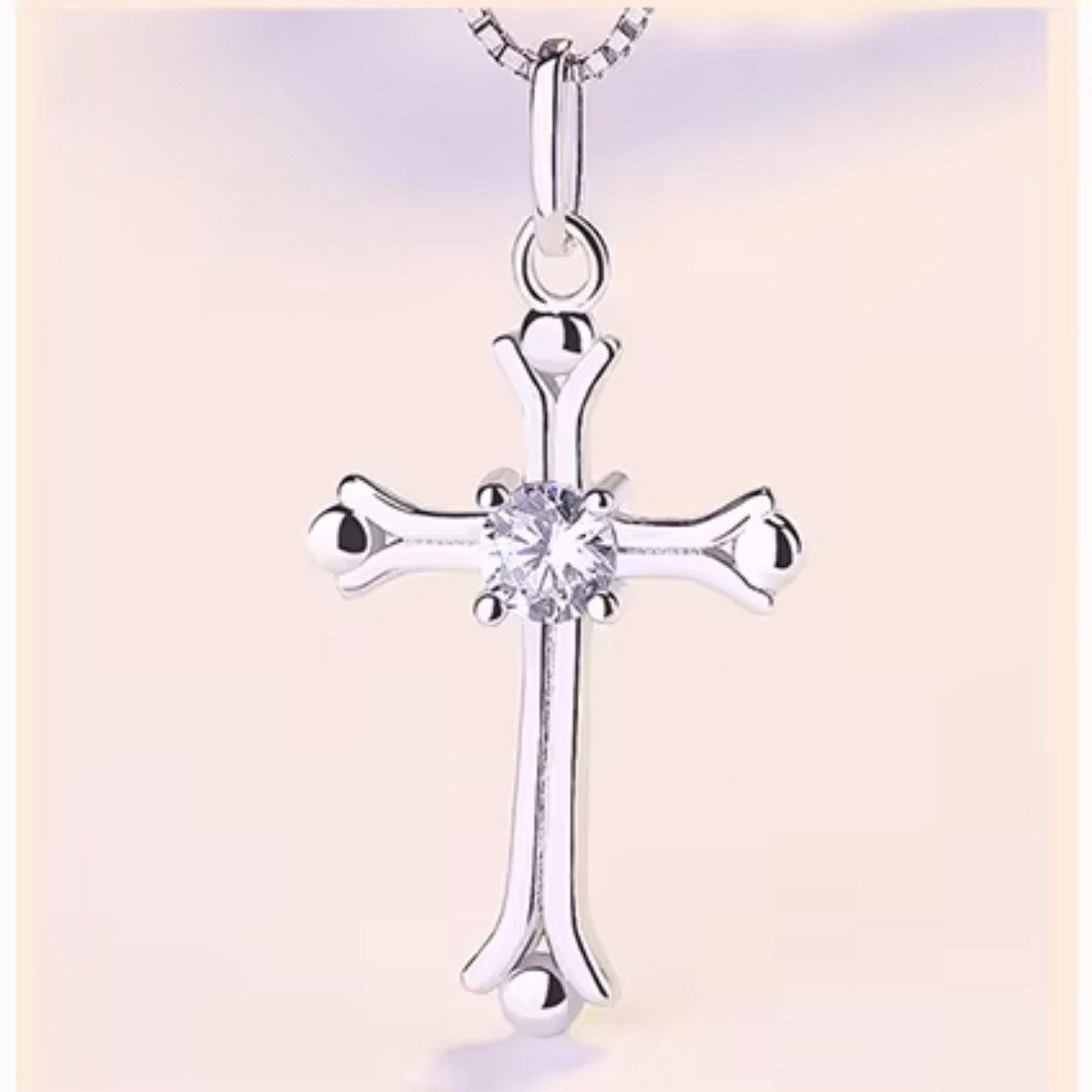ELLAWIL Silberkette Silberkette Halskette mit Jesus günstig online kaufen