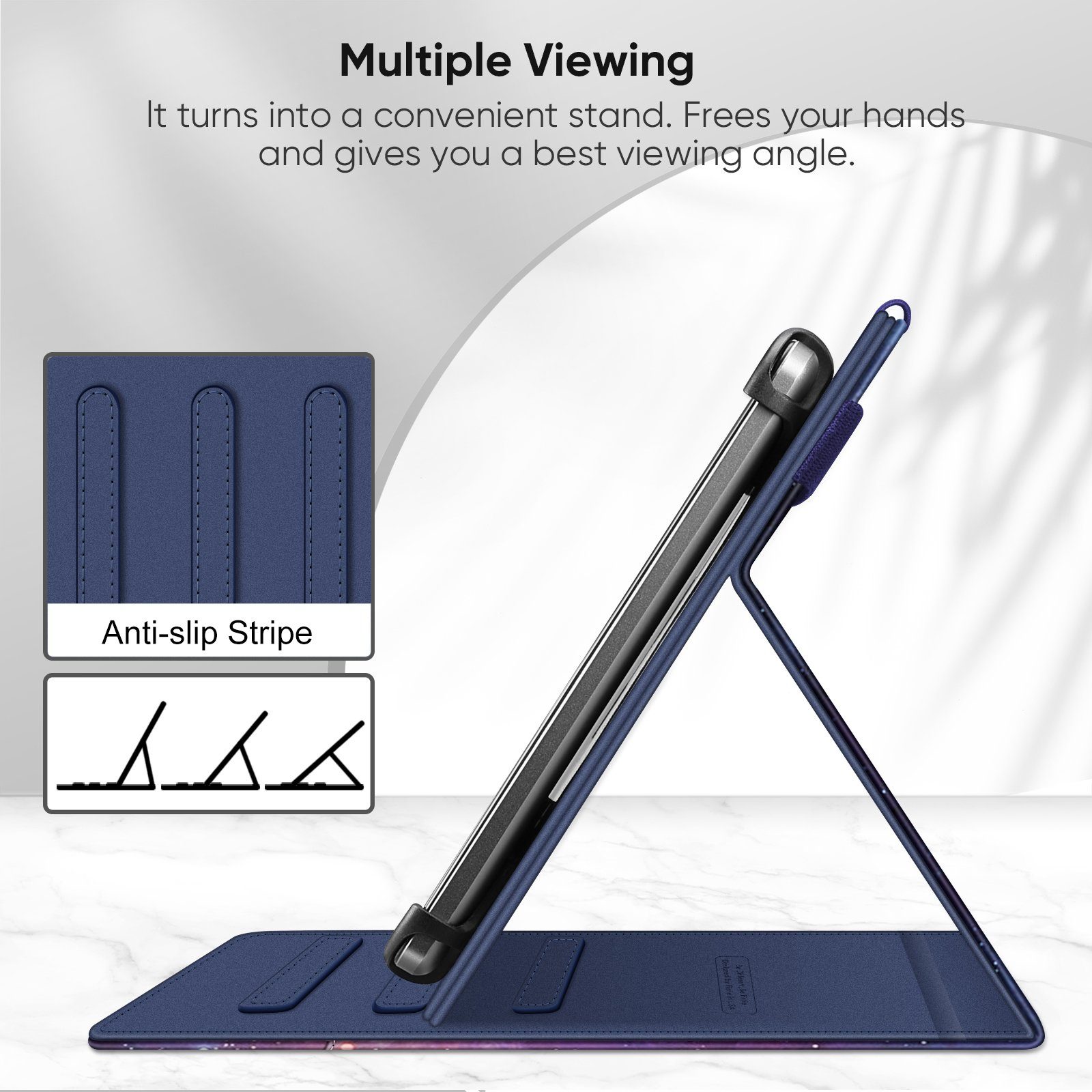 Fintie Tablet-Hülle Universal Hülle für Blackview Tab60 WiFi Tablet 10''/Tab 70/Tab 80 10" – Bild 3 von 5